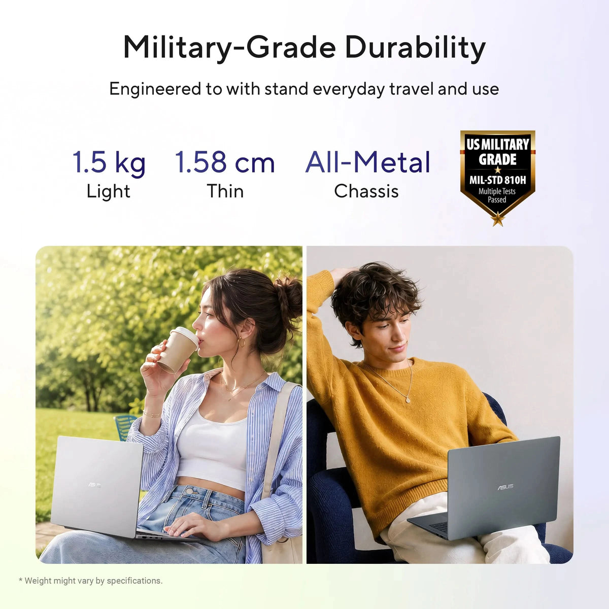 ASUS Vivobook S16, AI Powered Laptop, Intel Core 7 350,16GB RAM, 512GB SSD, Intel Graphics, 16 inch FHD+, Windows 11 Home, Office Home 2024 and M365 Basic-1 Year Validity, S5652MA-TK191WS