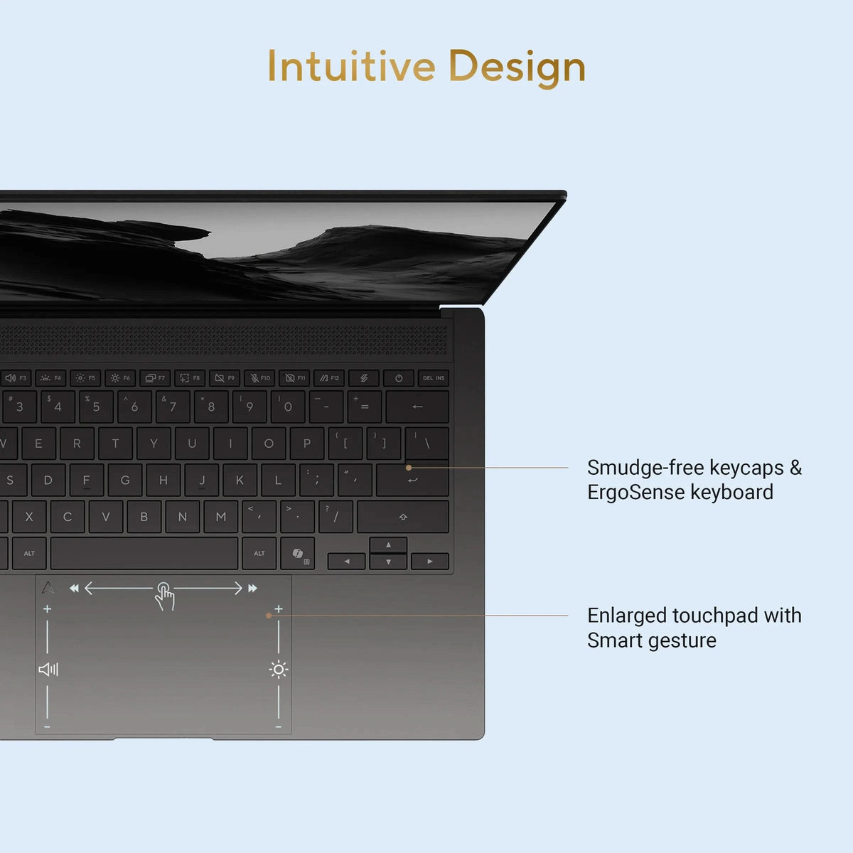 ASUS Zenbook S14 UX5406AA-SU188WS, Intel Core Ultra 9 386H Series 3, 32GB RAM, 1TB SSD, Intel Graphics, 14 inch OLED Touch 3K Resolution, Windows 11 Home, MS Office Home 2024, M365 Basic-1 Year Validity, Intel AI Powered Laptop, 1 Year Warranty