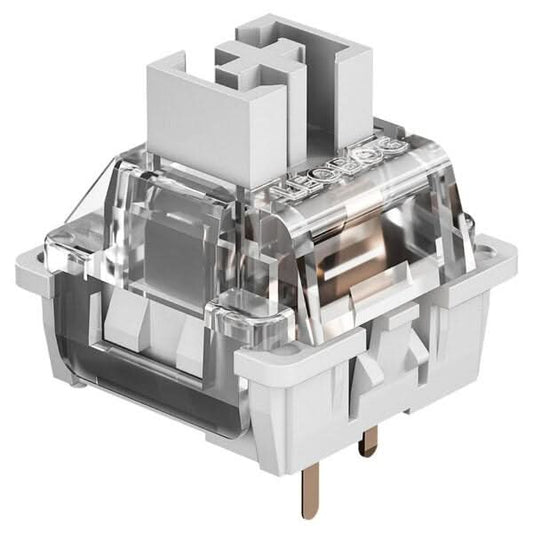 AULA LEOBOG Graywood Switch V3 – Ultra-Smooth, Pre-Lubed, Hot-Swappable, Ideal for Custom Keyboards – 100pcs (GrWS100)