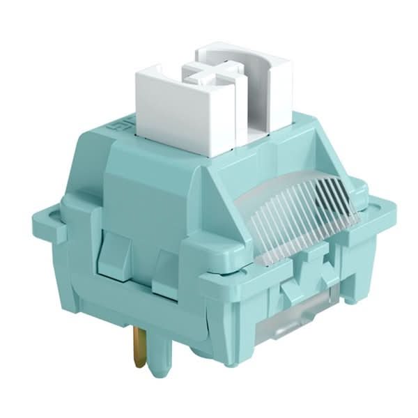 AULA LEOBOG Ice Vein Linear Mechanical Switch – Ultra-Smooth, Pre-Lubed, Hot-Swappable, Ideal for Custom Keyboards (100pcs)