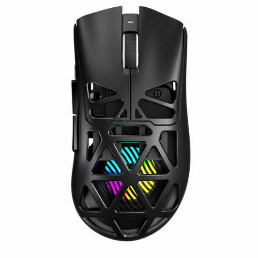AULA SC620 Tri-Mode Wireless Gaming Mouse for PC, Laptop, Mac Black (SC620B)