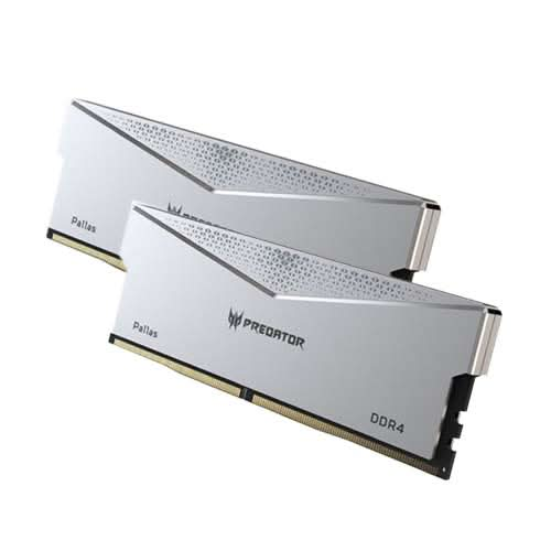 PREDATOR PALLAS DDR4 HEATSINK U-DIMM 3600MHZ 32GB (16GB*2) SILVER