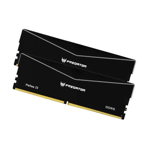 PREDATOR PALLASII DDR5 HEATSINK U-DIMM 6000MHZ 64GB (32GB*2) BLACK