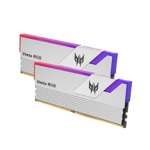 PREDATOR VESTA DDR4 RGB U-DIMM 3200MHZ 32GB (16GB*2) SILVER