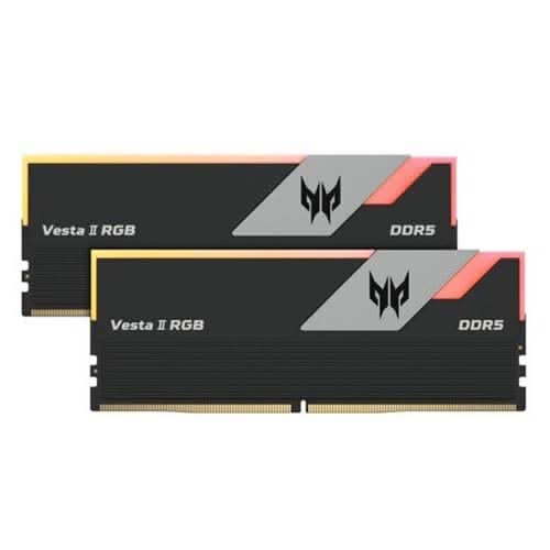 PREDATOR VESTAII DDR5 RGB U-DIMM 7200MHZ 32GB (16GB*2) BLACK