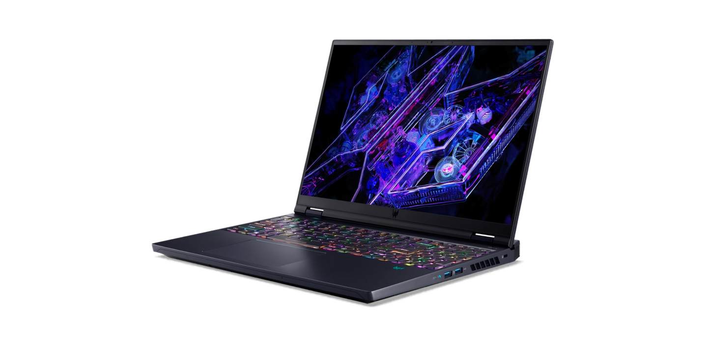 Acer Predator Helios 16 AI Ultra 9 processor 275HX/ 32 GB DDR5 6400MHz/Memory 2TB SSD/RTX 5090 24G-GDDR7 /16" OLED 240Hz DCI-P3 100%/ W11/ Abyssal Black