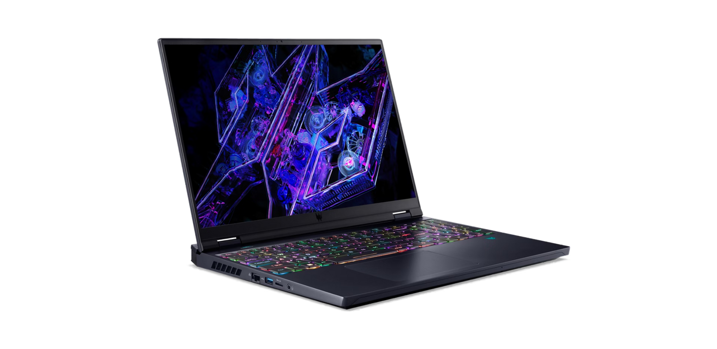 Acer Predator Helios 16 AI Ultra 9 processor 275HX/ 32 GB DDR5 6400MHz/Memory 2TB SSD/RTX 5090 24G-GDDR7 /16" OLED 240Hz DCI-P3 100%/ W11/ Abyssal Black