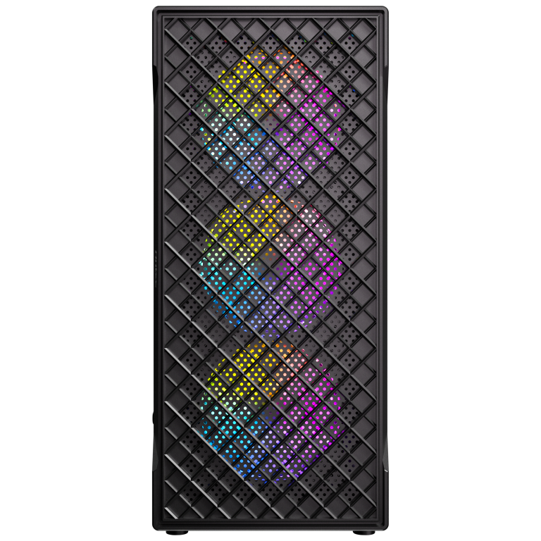 Antec VX320 ARGB ATX Mid Tower Cabinet (VX320-ARGB-BLACK)