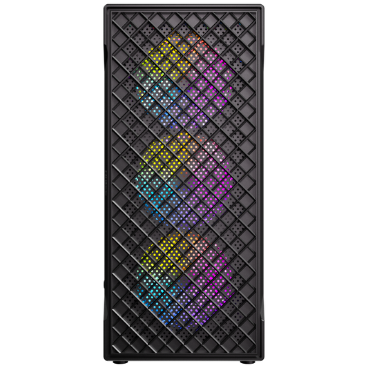 Antec VX320 ARGB ATX Mid Tower Cabinet (VX320-ARGB-BLACK)