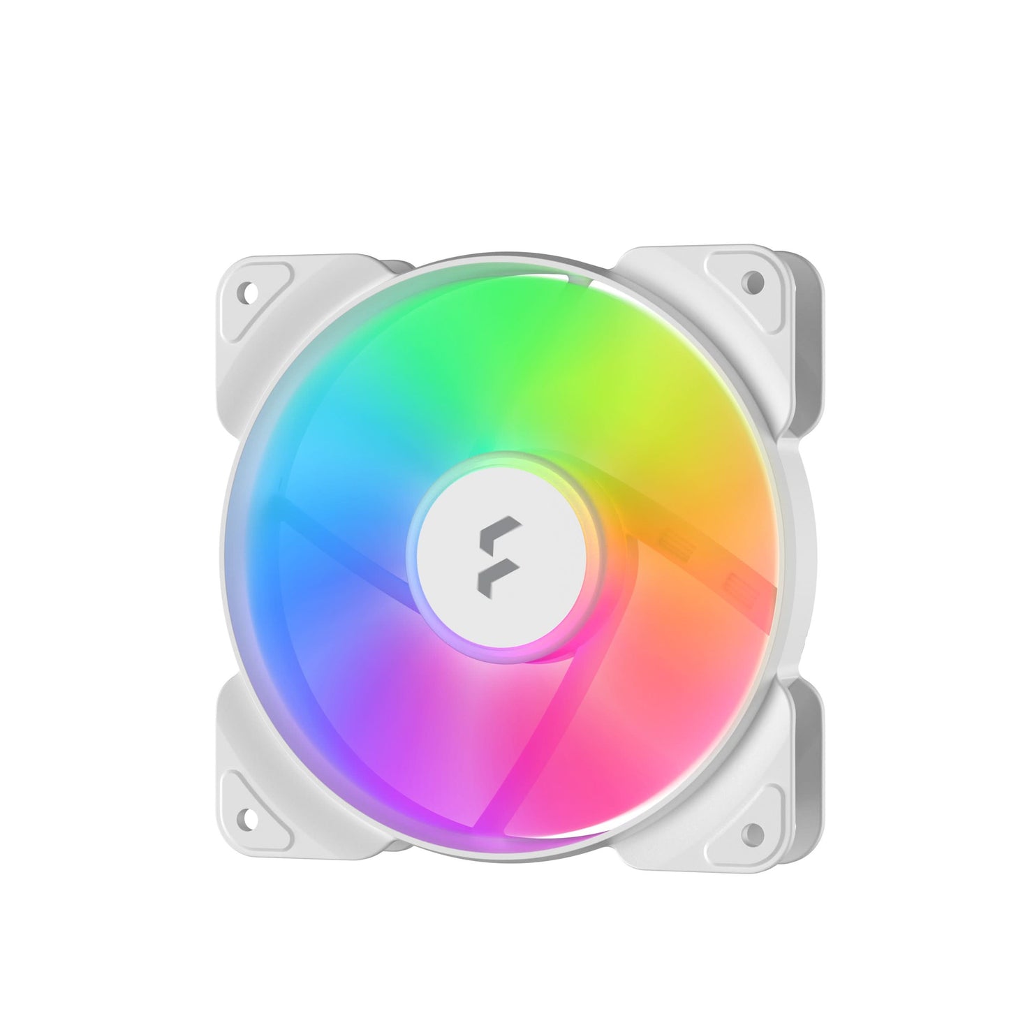 FRACTOL ASPECT 12 RGB WHITE FRAME CABINET FAN