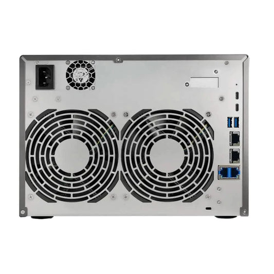 Asustor Lockerstor 10 Gen3 AS6810T 10 Bay NAS, AMD Ryzen Quad-Core 2.3 GHz, 16GB RAM ECC DDR5, 4 M.2 NVMe Slots, Dual 5GbE and Dual 10GbE Port, USB 4.0 Type-C, Network Attached Storage