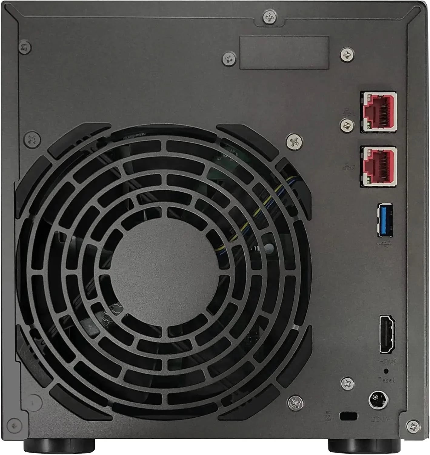 Asustor Lockerstor 4 Gen2 AS6704T - 4 Bay NAS, Quad-Core 2.0 GHz CPU, 4 M.2 NVMe Slots, Dual 2.5GbE, Upgradable to 10GbE, 4GB DDR4 RAM, Network Attached Storage