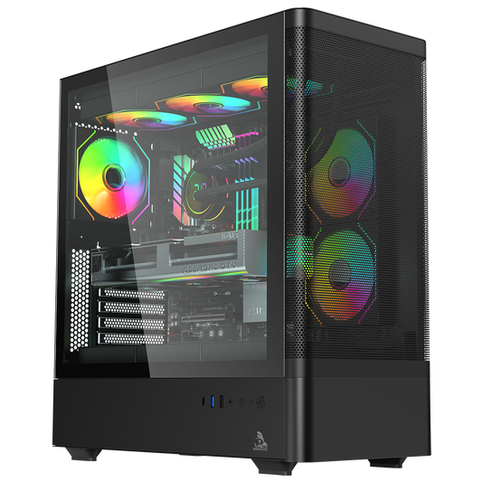 TAG Gaming Aurora M Mid Tower Cabinet Black
