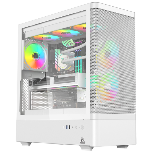 TAG Gaming Aurora M Mid Tower Cabinet White