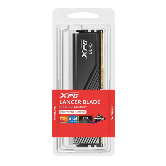 XPG LANCER BLADE RGB 16GB 6000MHZ DDR5 BLACK MEMORY AX5U6000C3616G-SLABRBK