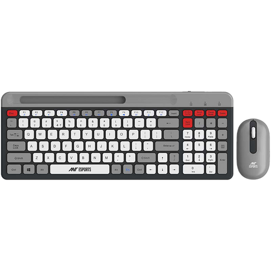 ANT ESPORTS WIRELESS KEYBOARD AND MOUSE COMBO (GARY) WKM22 (ETA-SD-20221009069)(ETA-SD-20221009067)