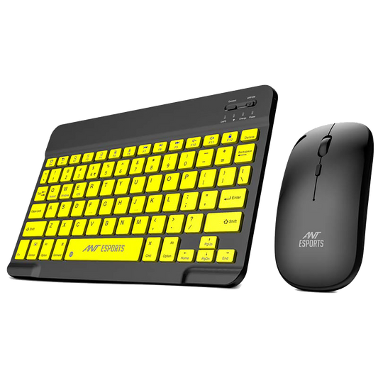 ANT ESPORTS WIRELESS KEYBOARD AND MOUSE COMBO (BLACK CYAN) WKM11