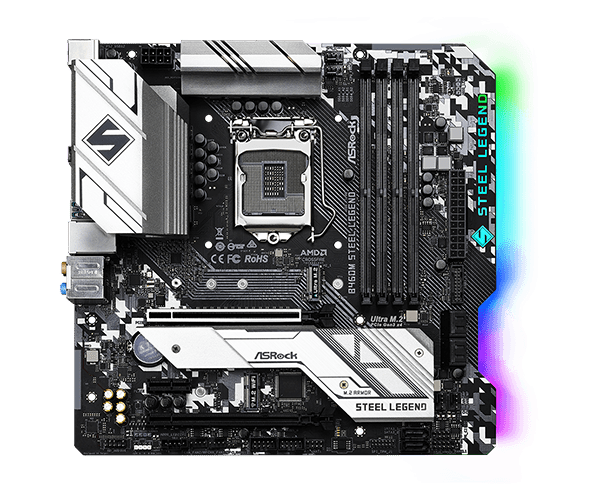 ASROCK B460M STEEL LEGEND INTEL LGA1200 MOTHERBOARD