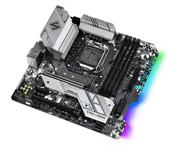 ASROCK B460M STEEL LEGEND INTEL LGA1200 MOTHERBOARD