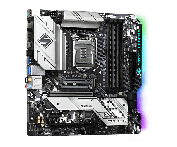 ASROCK B460M STEEL LEGEND INTEL LGA1200 MOTHERBOARD