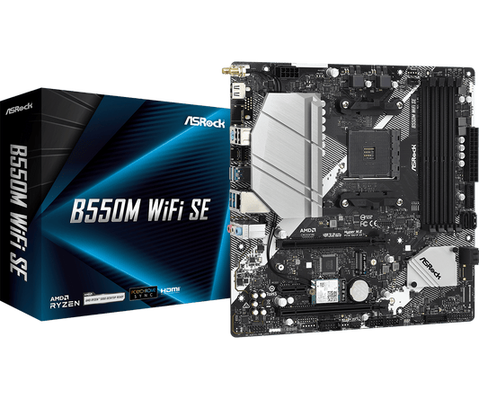 ASROCK B550M WIFI SE MOTHERBOARD