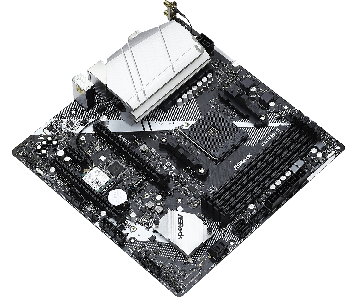 ASROCK B550M WIFI SE MOTHERBOARD