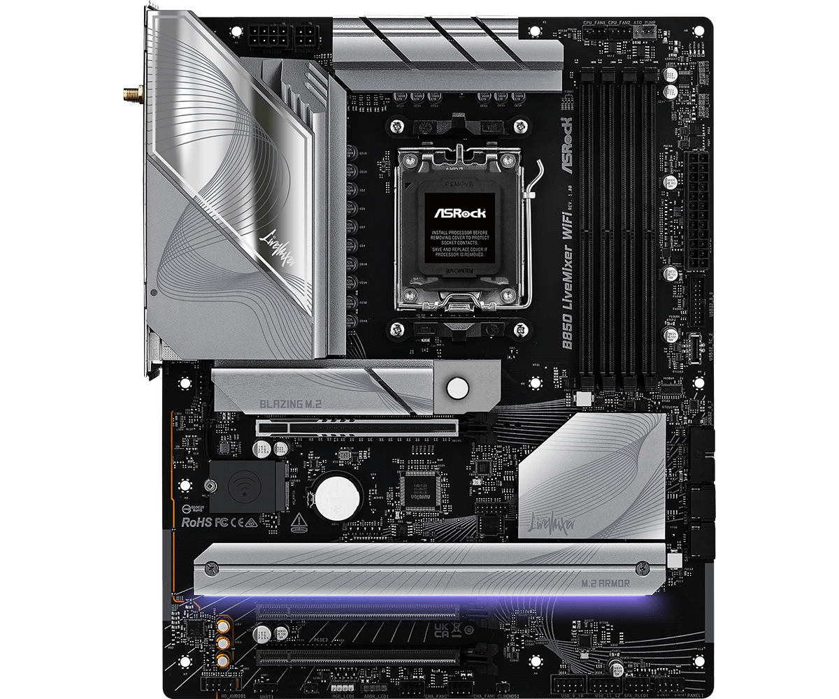 ASROCK B850 LIVEMIXER WIFI MOTHERBOARD