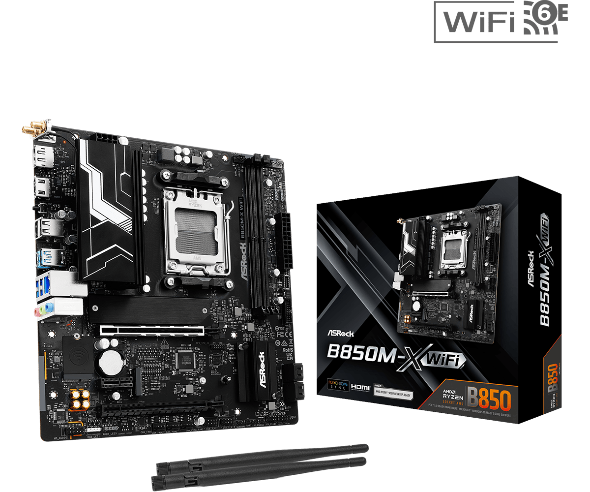 ASROCK B850M-X WIFI MOTHERBOARD