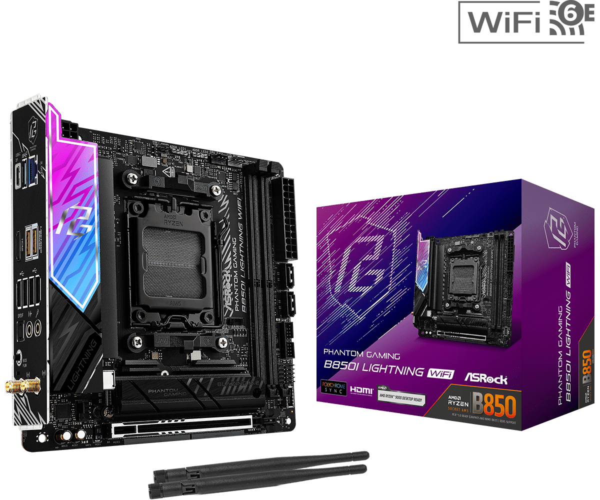 ASROCK B850I LIGHTNING WIFI MOTHERBOARD