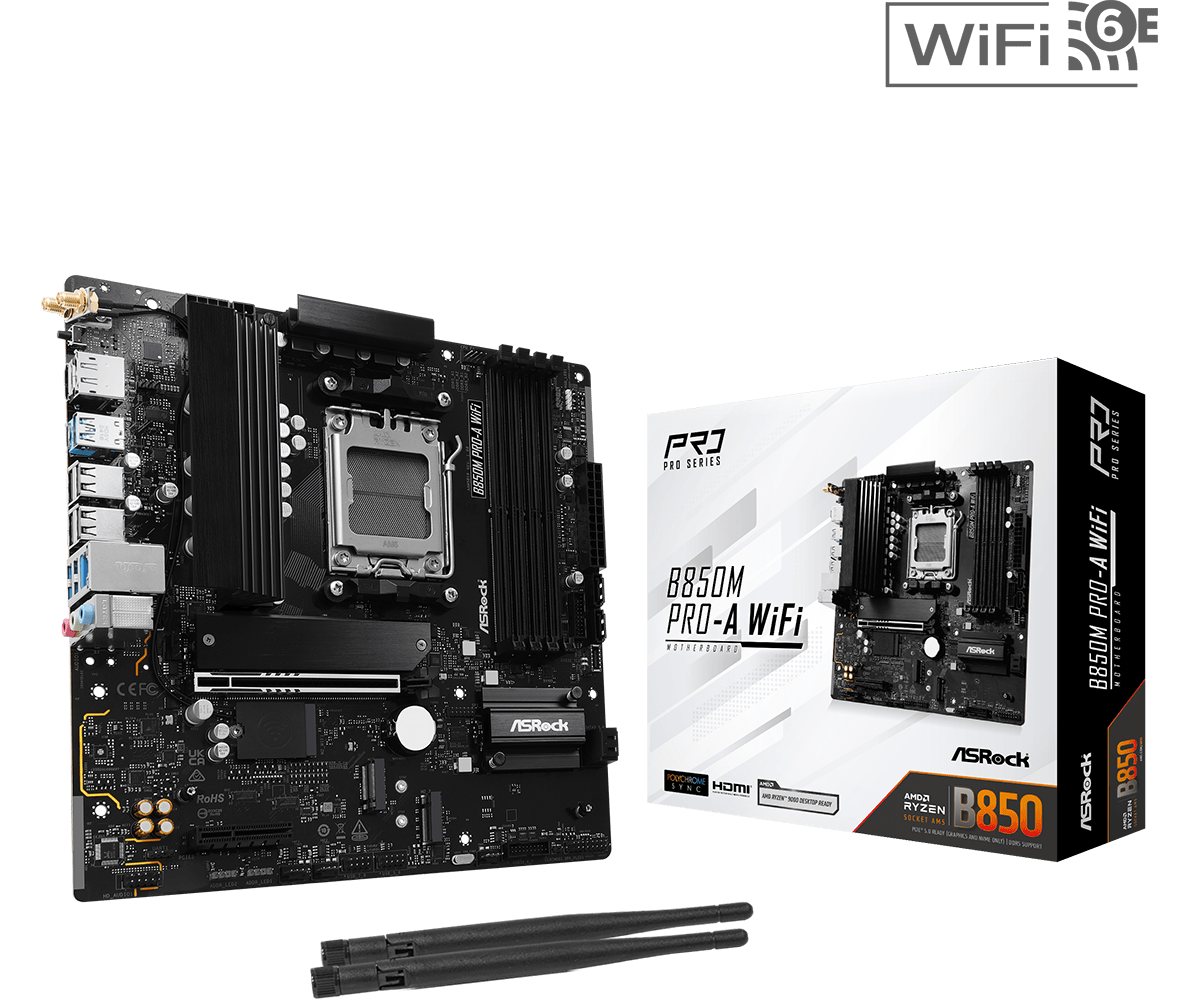 ASROCK B850M PRO-A WIFI MOTHERBOARD