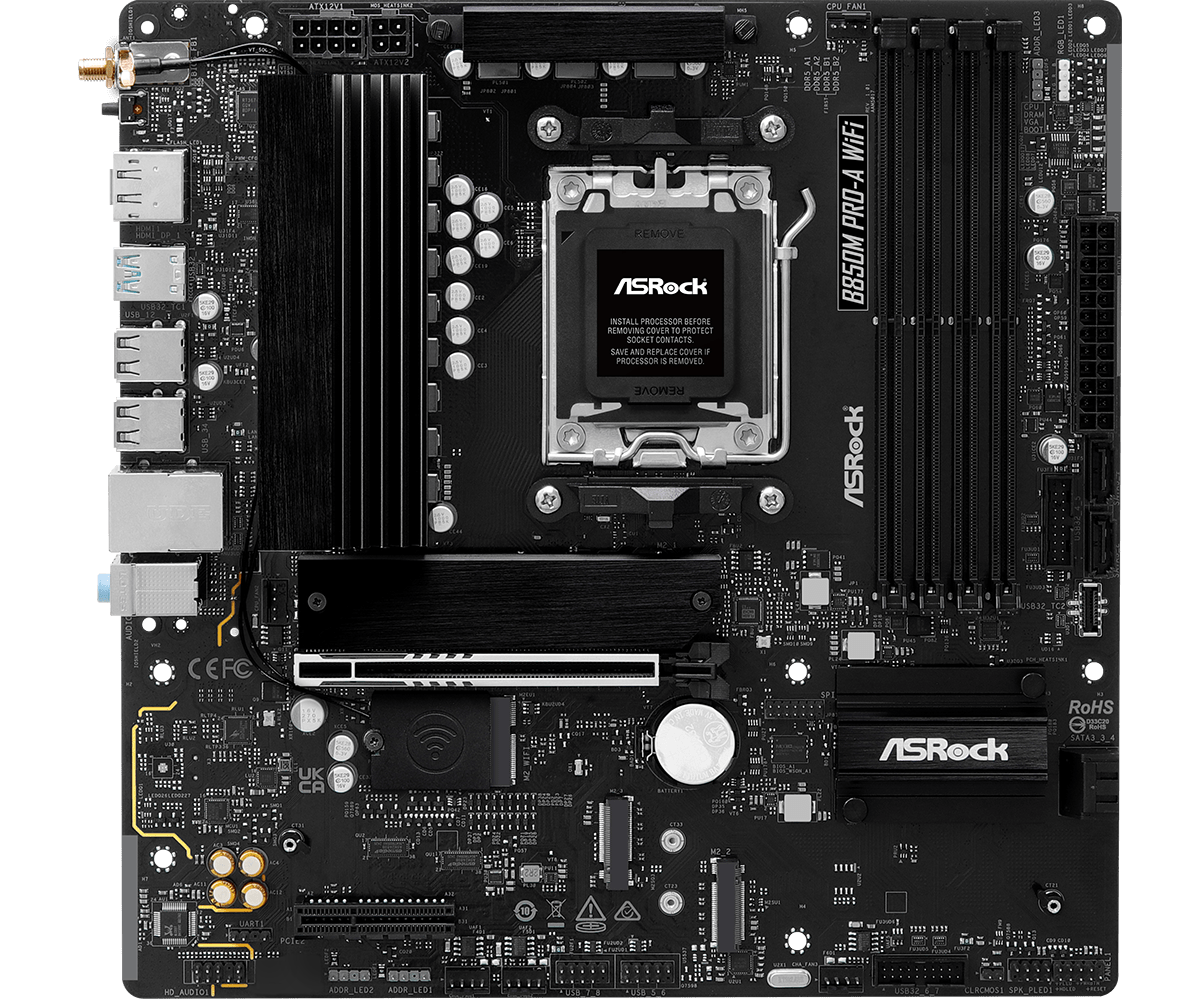 ASROCK B850M PRO-A WIFI MOTHERBOARD– Vishal Peripherals