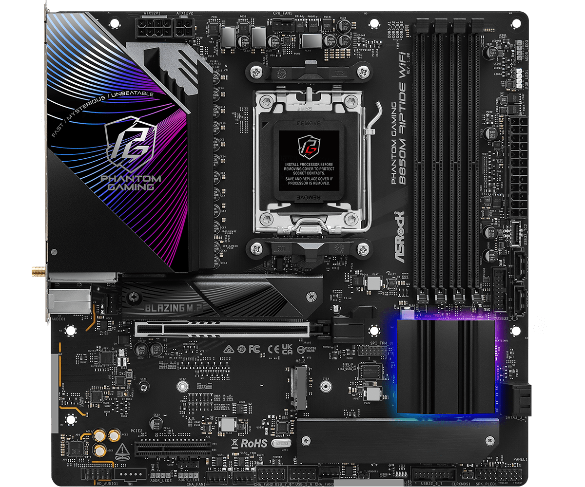 ASROCK B850M RIPTIDE WIFI MOTHERBOARD