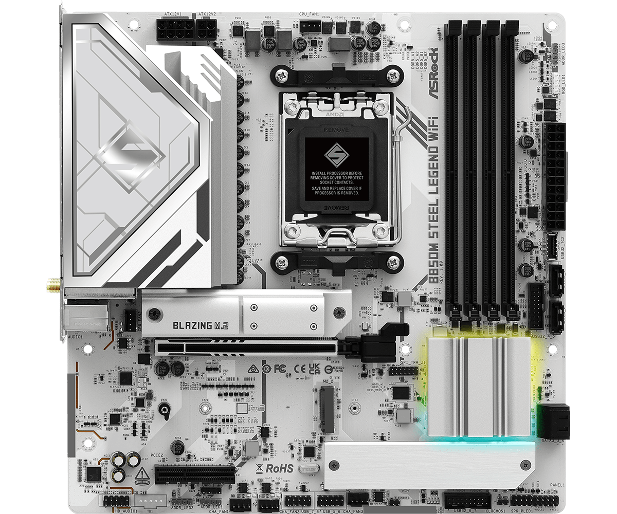 ASROCK B850M STEEL LEGEND WIFI MOTHERBOARD