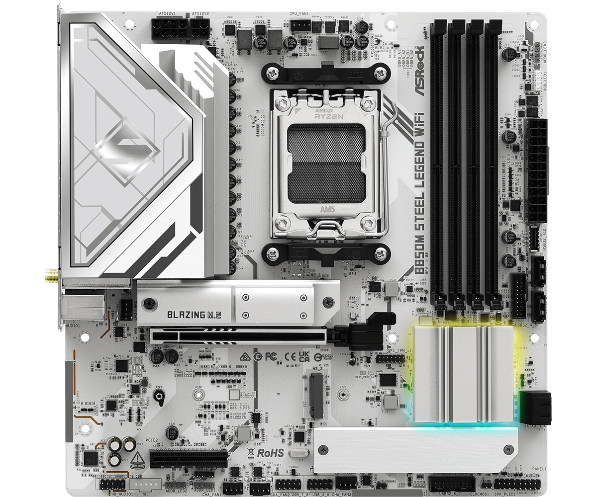 ASROCK B850M STEEL LEGEND WIFI MOTHERBOARD