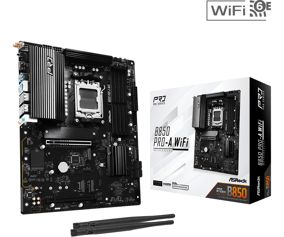 ASROCK B850 PRO-A WIFI MOTHERBOARD