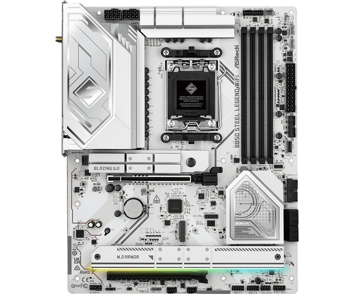マザーボード　ASRock B850 Steel Legend WiFi ASROCK B850 STEEL LEGEND WIFI MOTHERBOARD– Vishal Peripherals
