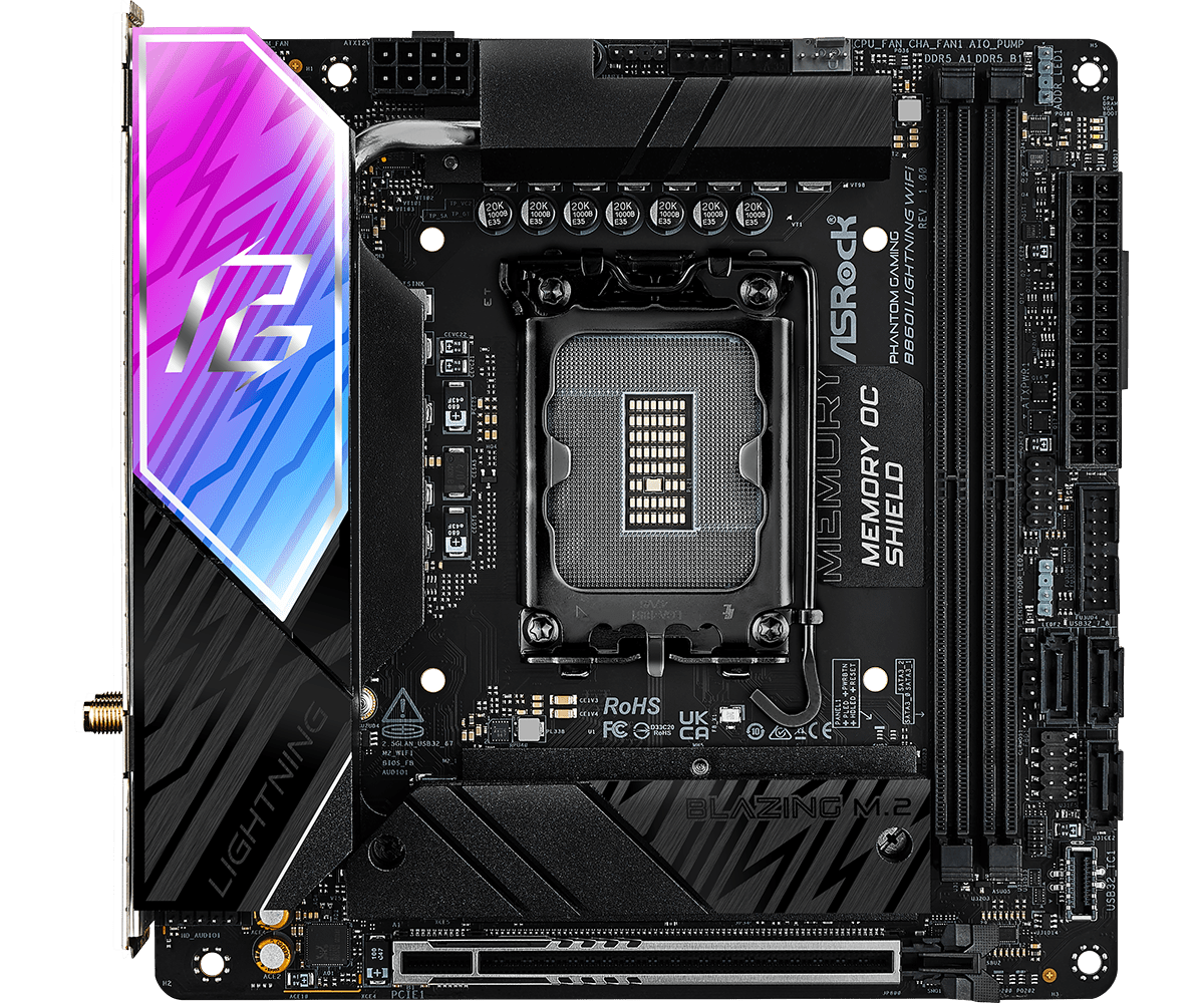 ASROCK B860I LIGHTNING WIFI MOTHERBOARD