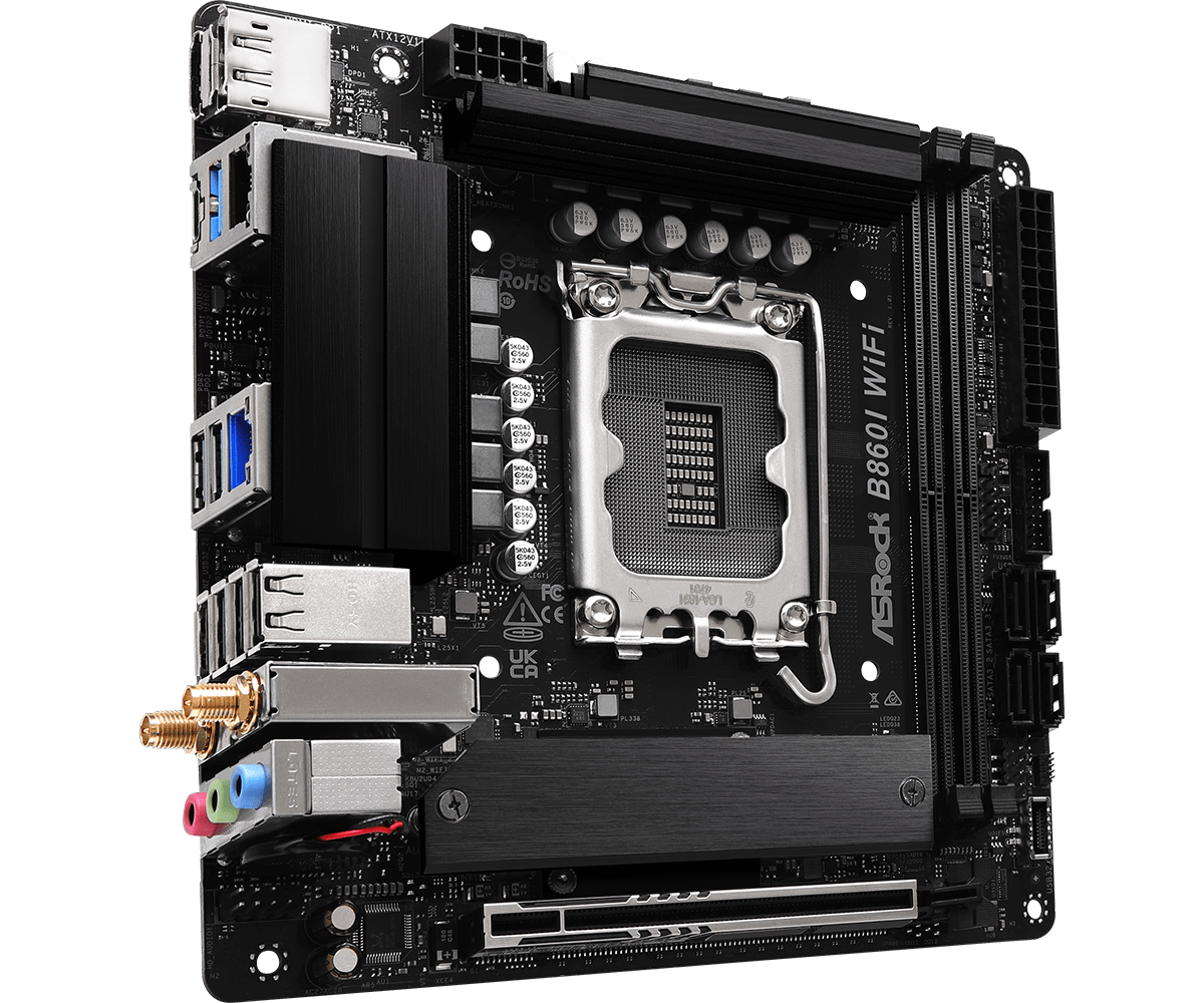 ASROCK B860M LIGHTNING WIFI MOTHERBOARD