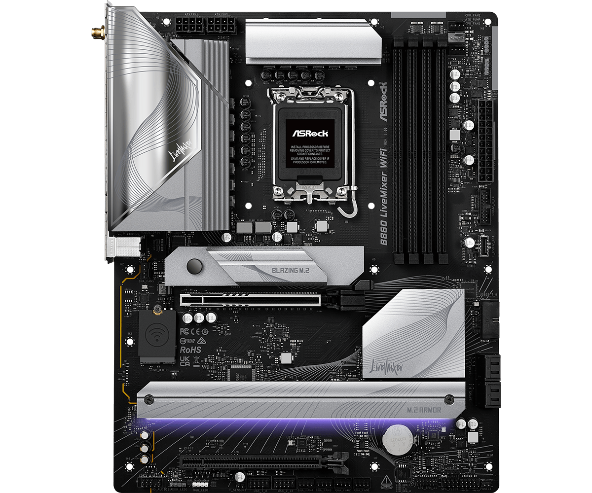 ASROCK B860 LIVEMIXER WIFI MOTHERBOARD