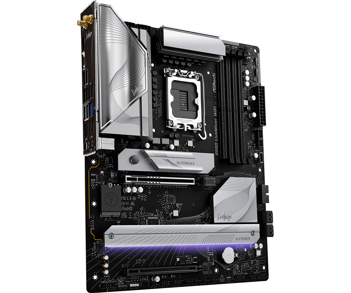 ASROCK B860 LIVEMIXER WIFI MOTHERBOARD