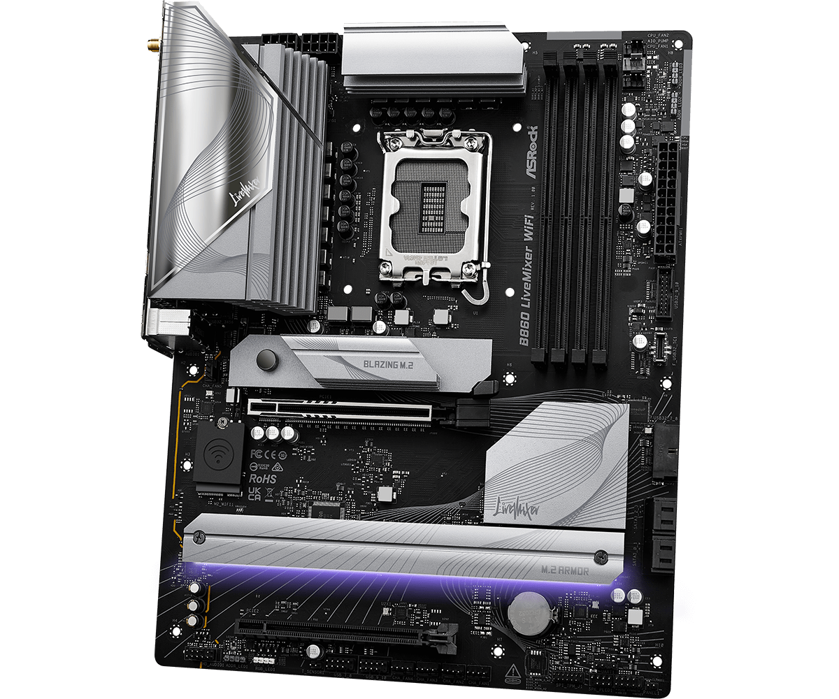 ASROCK B860 LIVEMIXER WIFI MOTHERBOARD