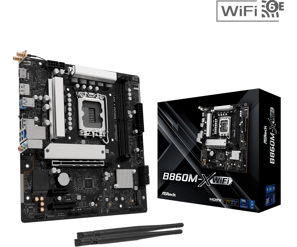 ASROCK B860M-X WIFI MOTHERBOARD