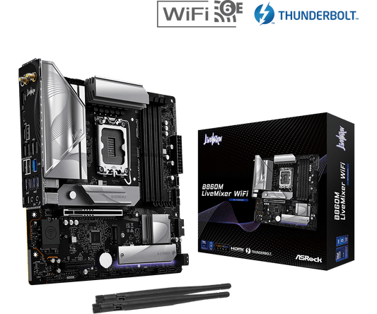 ASROCK B860M LIVEMIXER WIFI MOTHERBOARD