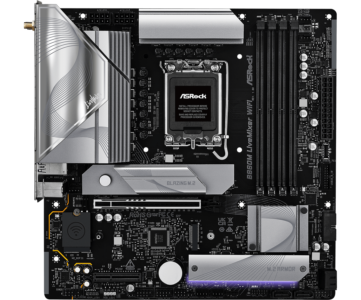 ASROCK B860M LIVEMIXER WIFI MOTHERBOARD