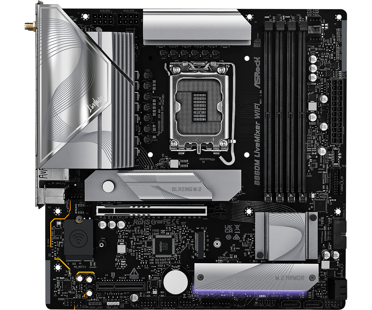 ASROCK B860M LIVEMIXER WIFI MOTHERBOARD