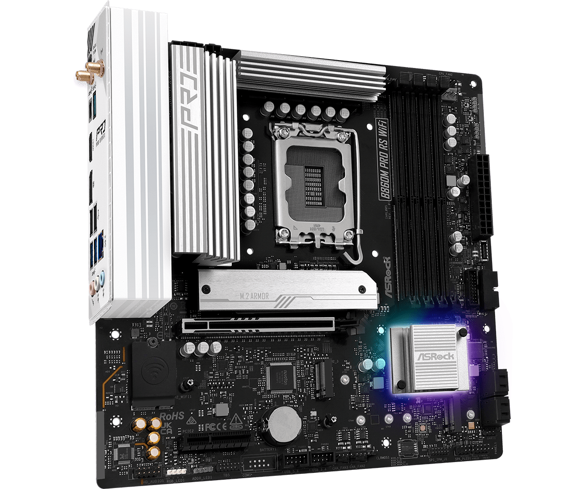 ASROCK B860M PRO RS WIFI MOTHERBOARD