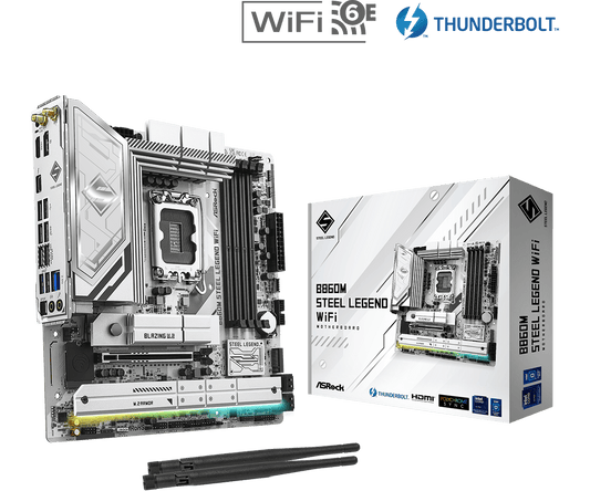 ASROCK B860M STEEL LEGEND WIFI MOTHERBOARD