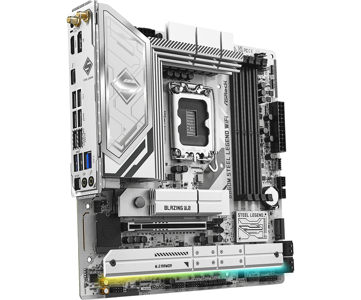 ASROCK B860M STEEL LEGEND WIFI MOTHERBOARD