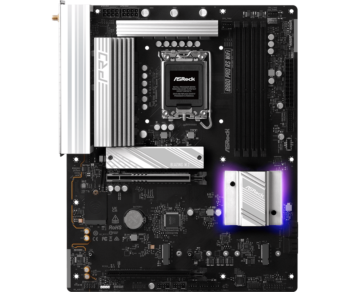 ASROCK B860 PRO RS WIFI MOTHERBOARD