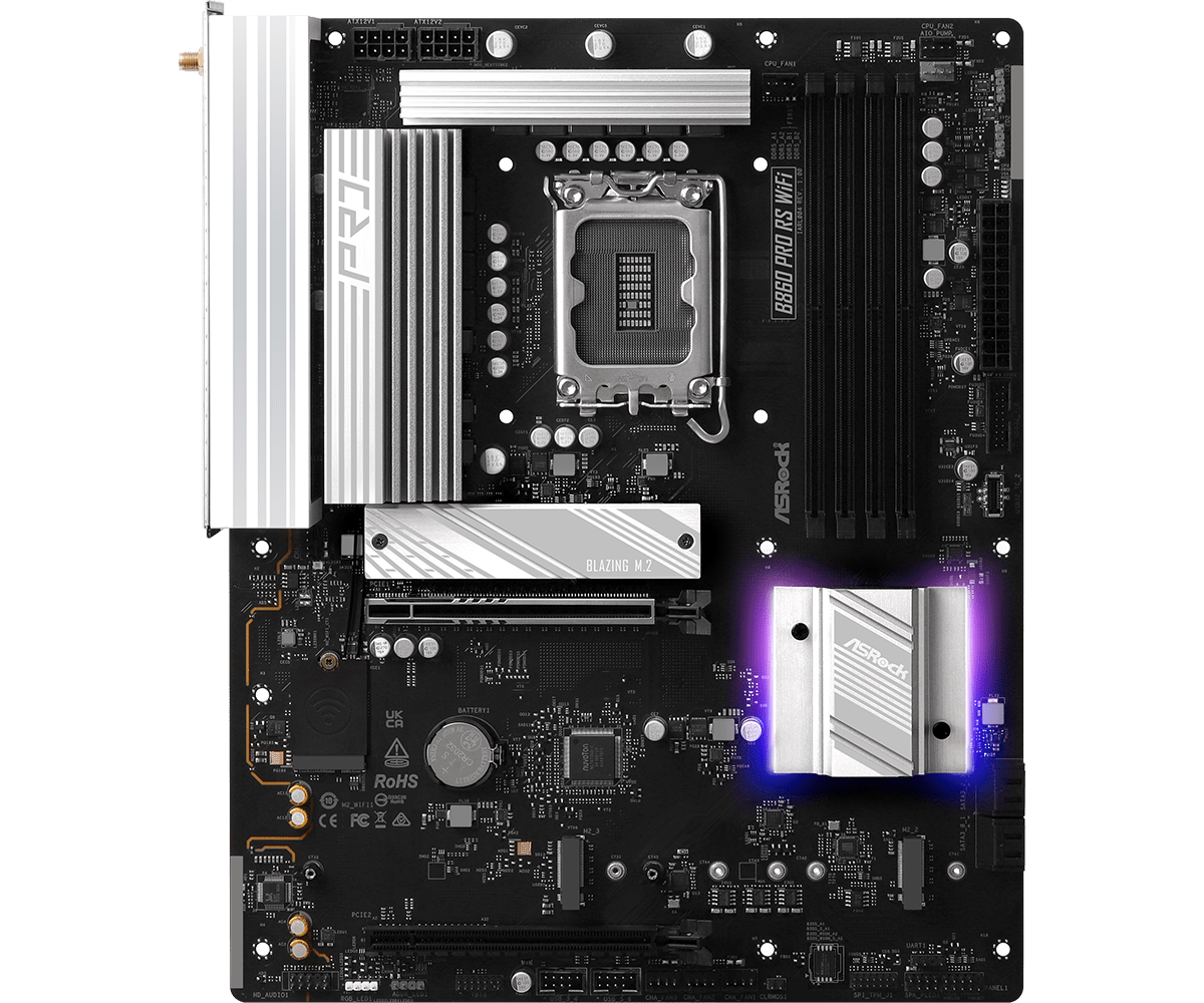 ASROCK B860 PRO RS WIFI MOTHERBOARD